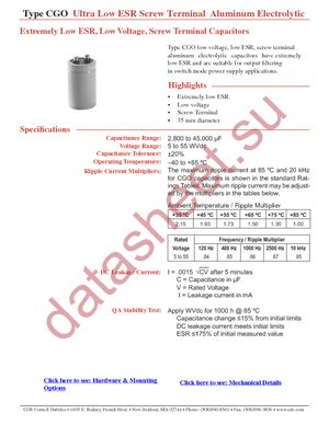 CGO393M7R5L datasheet  